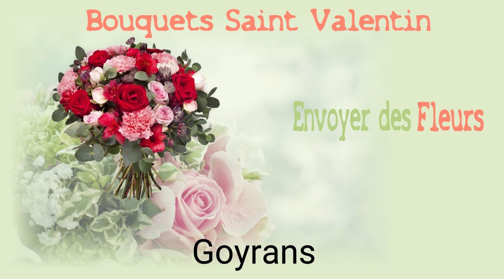 Roses de Saint-Valentin livrées à Goyrans